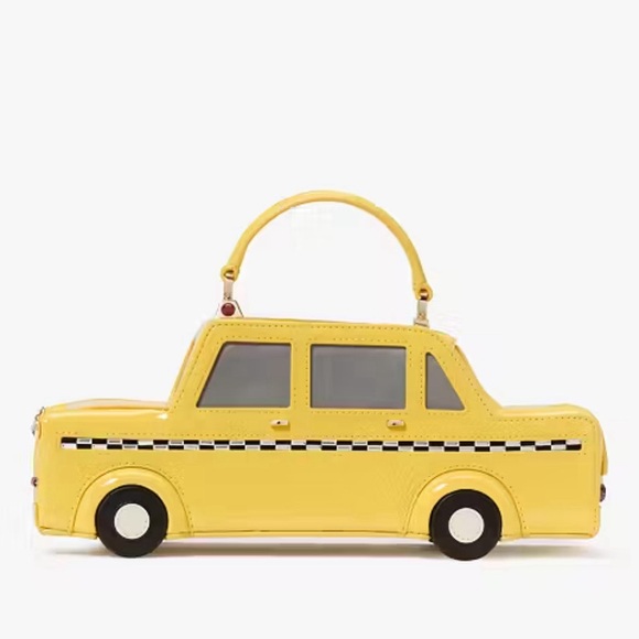 Kate Spade NWT NYC 3D Taxi Crossbody -‎ Yellow - Picture 5 of 6
